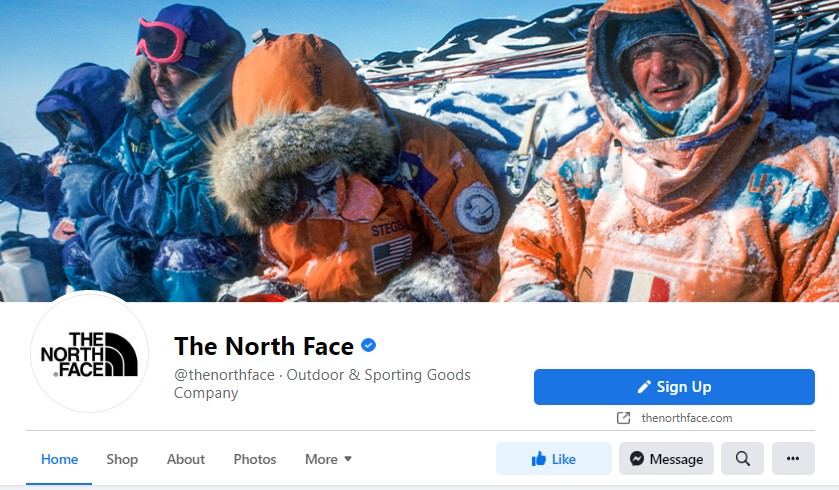 the north face facebook